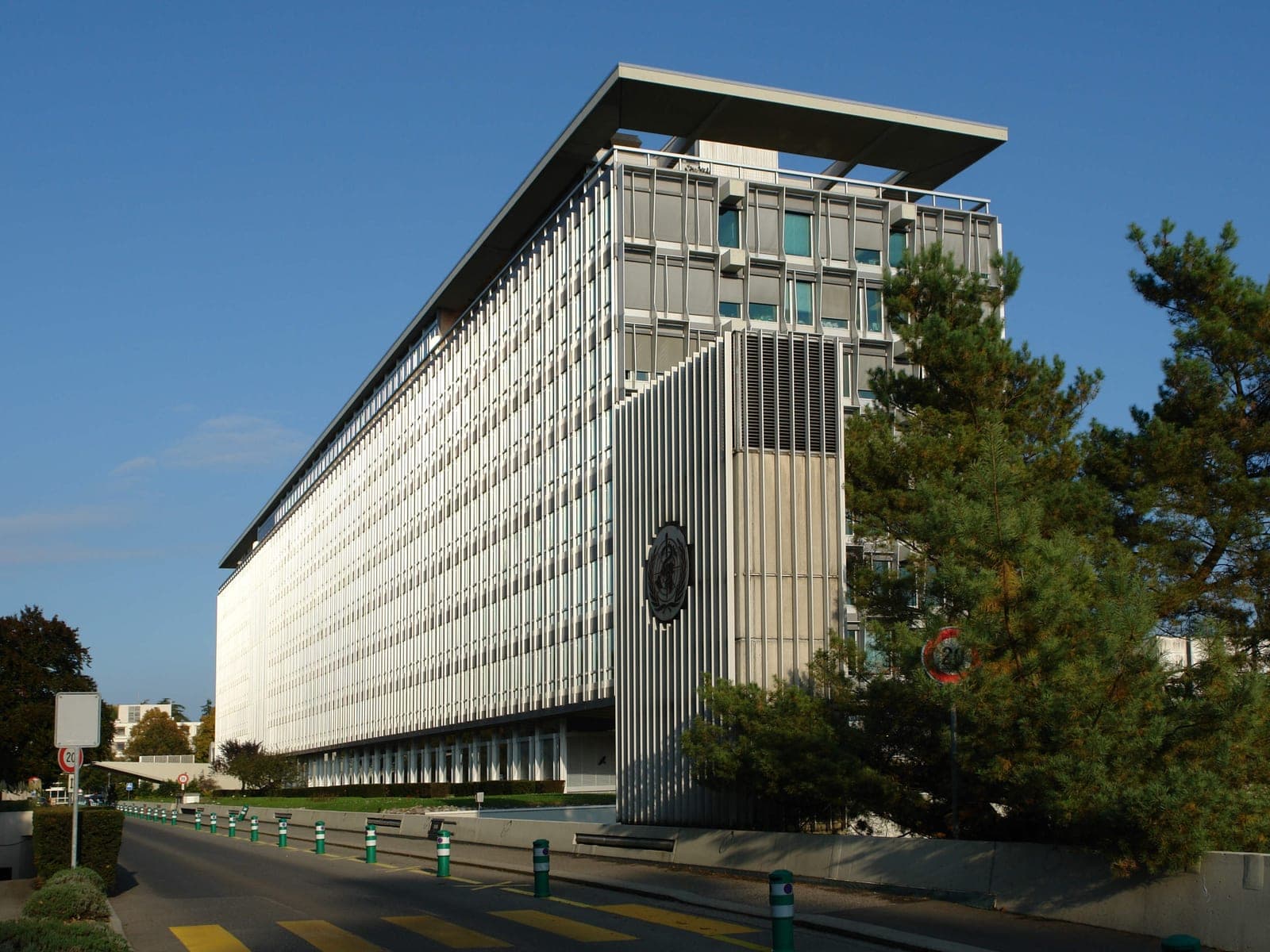 Le siège de l'Organisation mondiale de la santé à Genève.